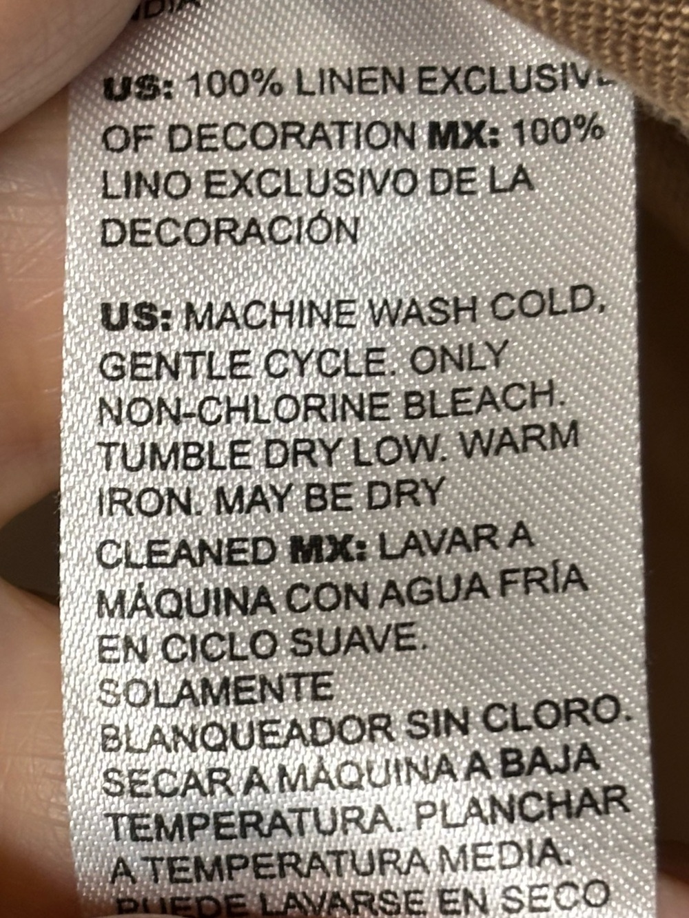 Chico’s Floral Trimmed Linen Shirt - Picture 4 of 7